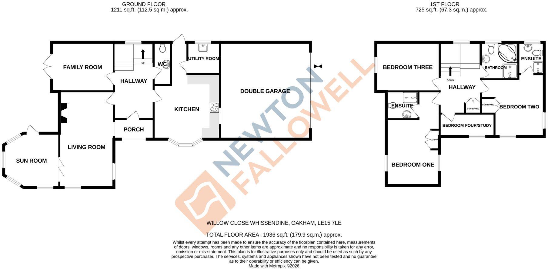 Willow Close, Whissendine, LE15 floorplan