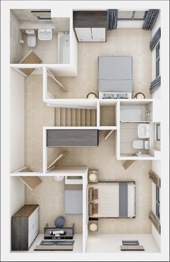 Myrtlebury Way, Exeter, Devon, EX1 3GA floorplan