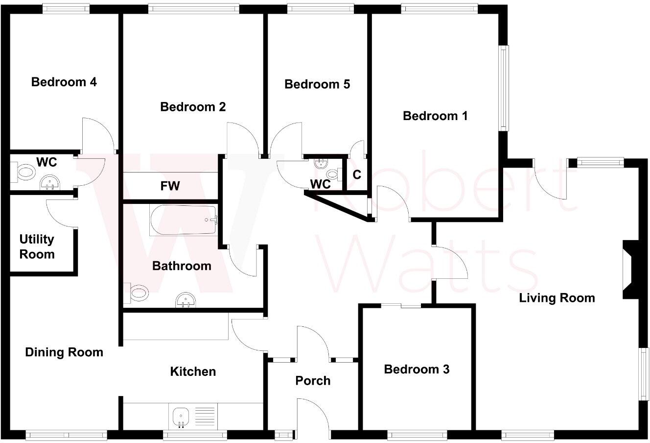 Peel Park View, Bradford, BD3 floorplan
