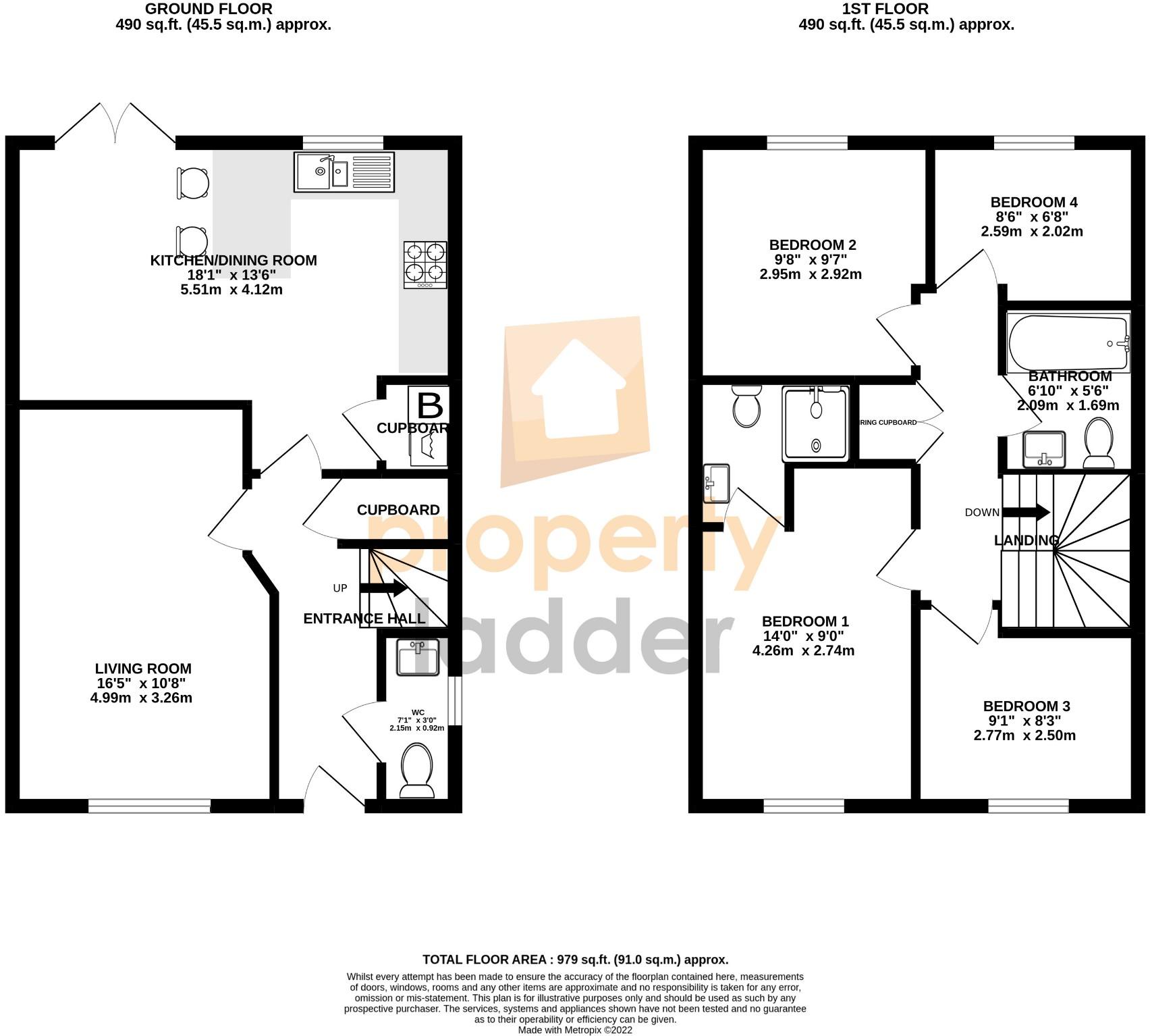 Buckle Way, RACKHEATH, NR13 floorplan