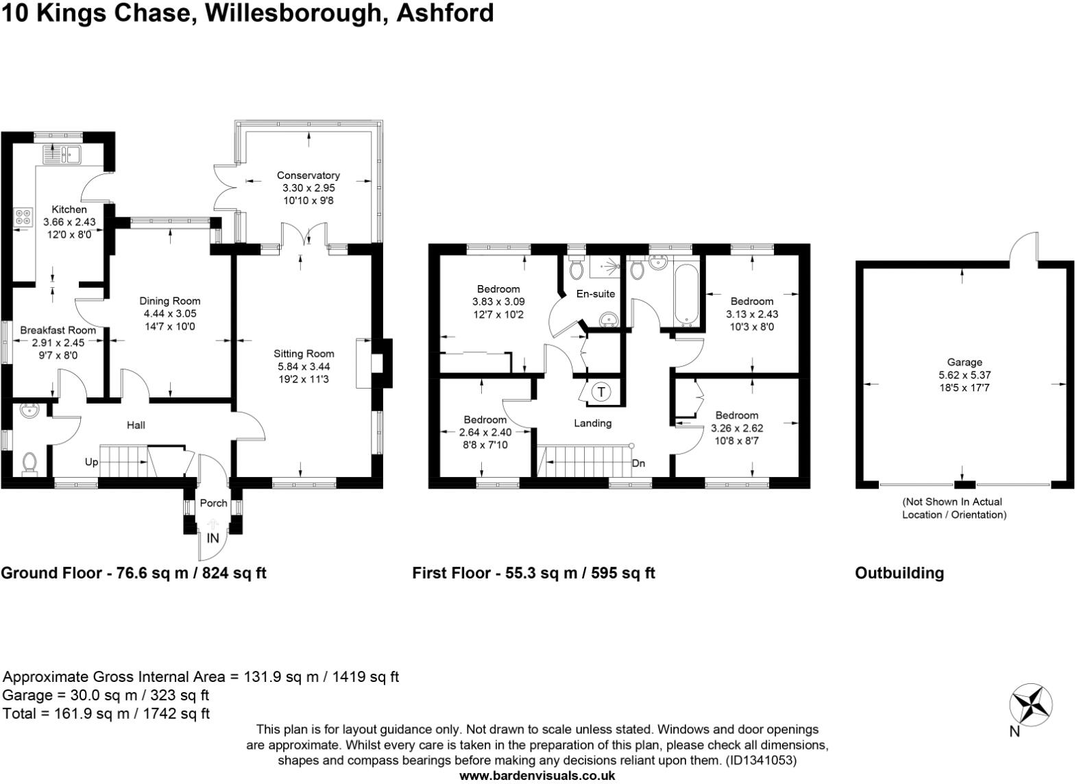 Kings Chase, Willesborough, Ashford, Kent, TN24 floorplan