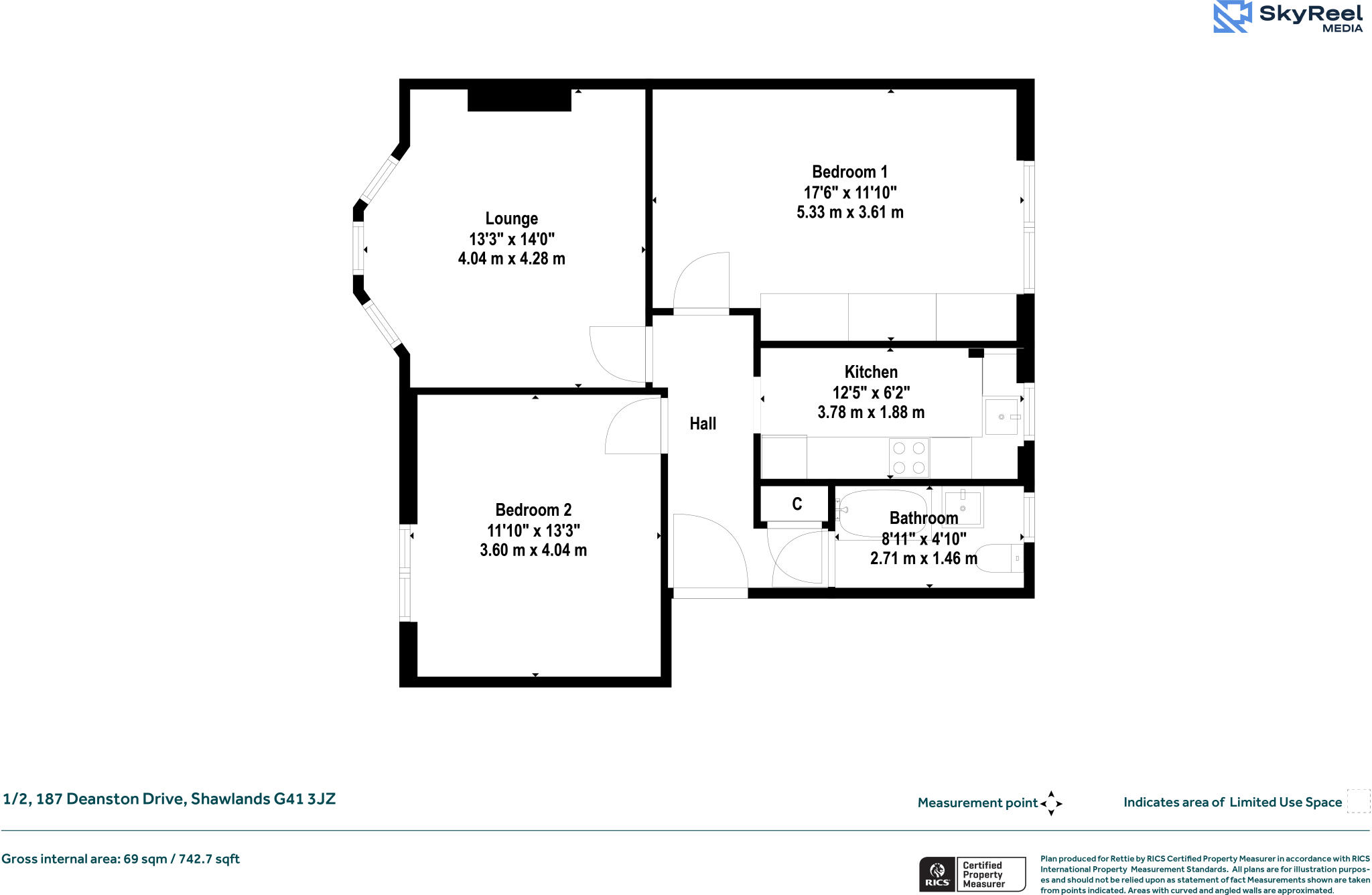 Deanston Drive, Glasgow, Glasgow City floorplan