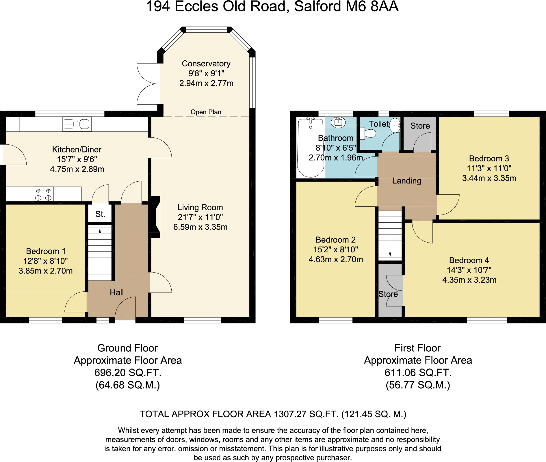 Eccles Old Road, Salford floorplan