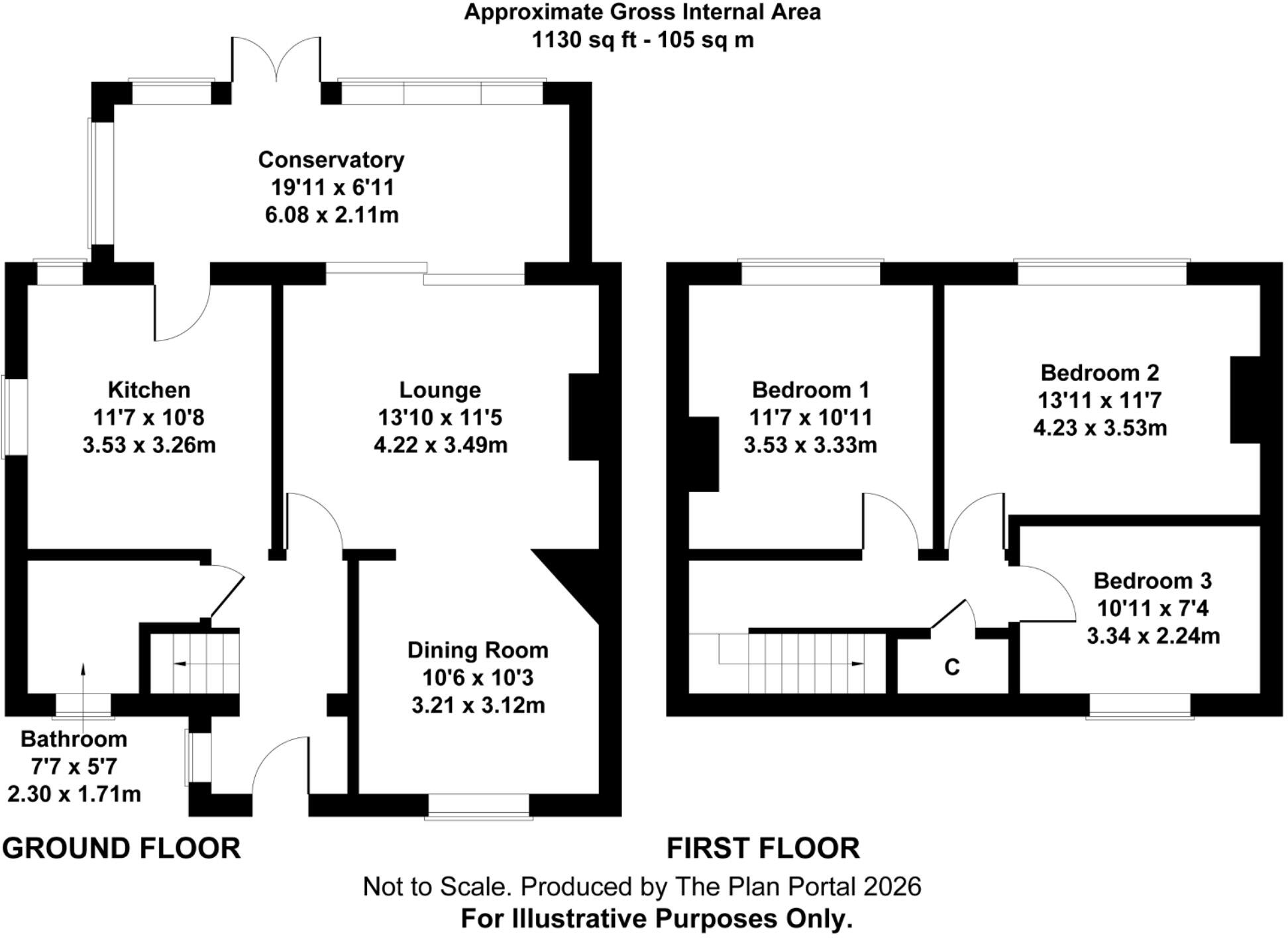 The Batch, High Littleton, Bristol floorplan