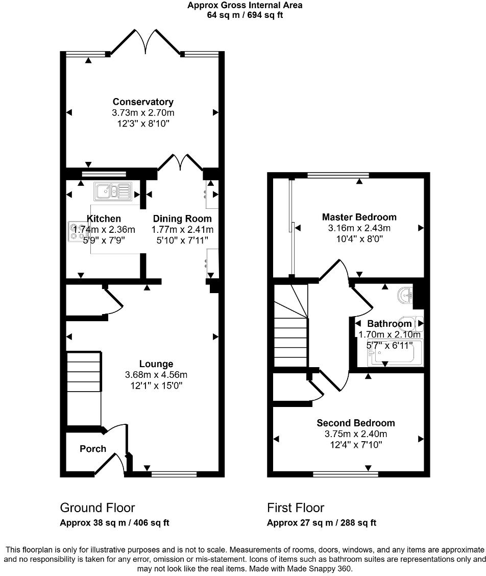 Tylers Way, Yate, Bristol, South Gloucestershire, BS37 7FB floorplan