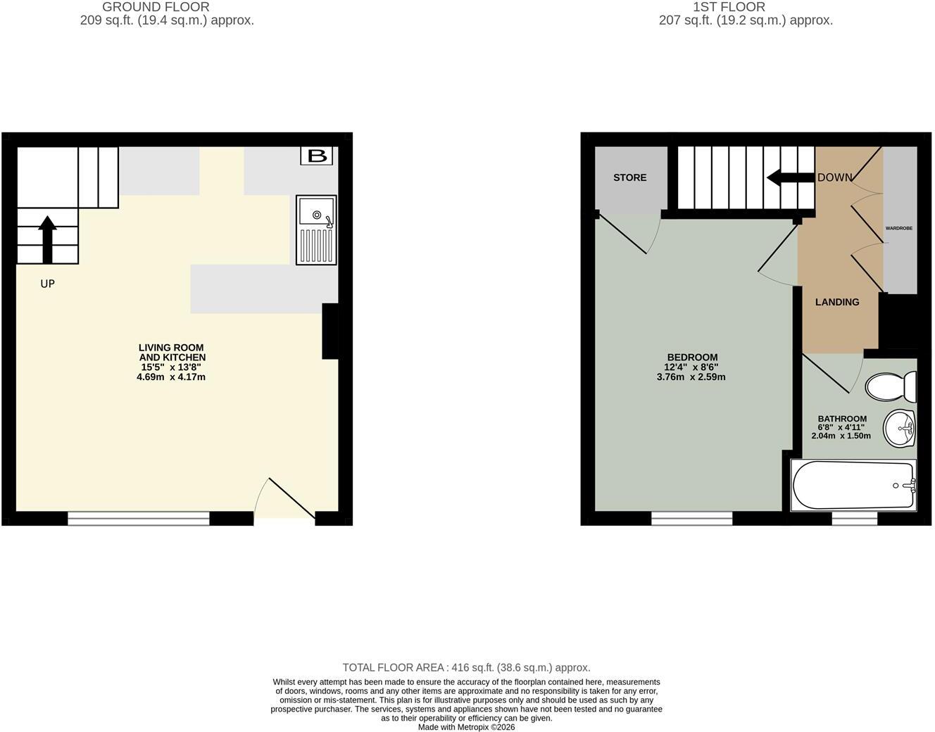 Cornmarket, Penrith floorplan