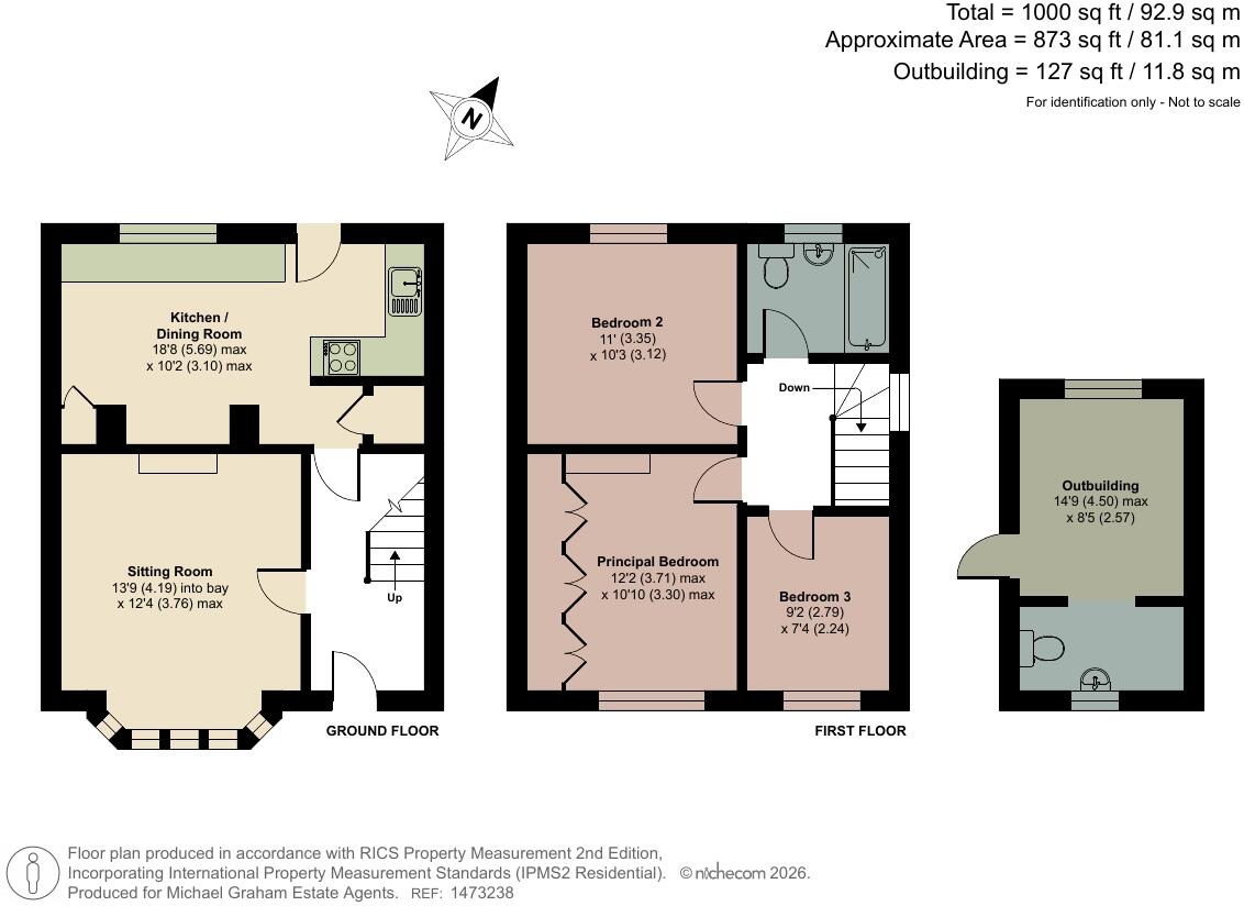 Annesley Road, Newport Pagnell, Buckinghamshire, MK16 floorplan
