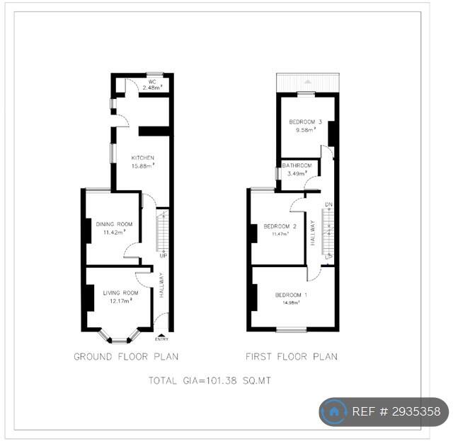 Carrington Road, Bristol, BS3 floorplan