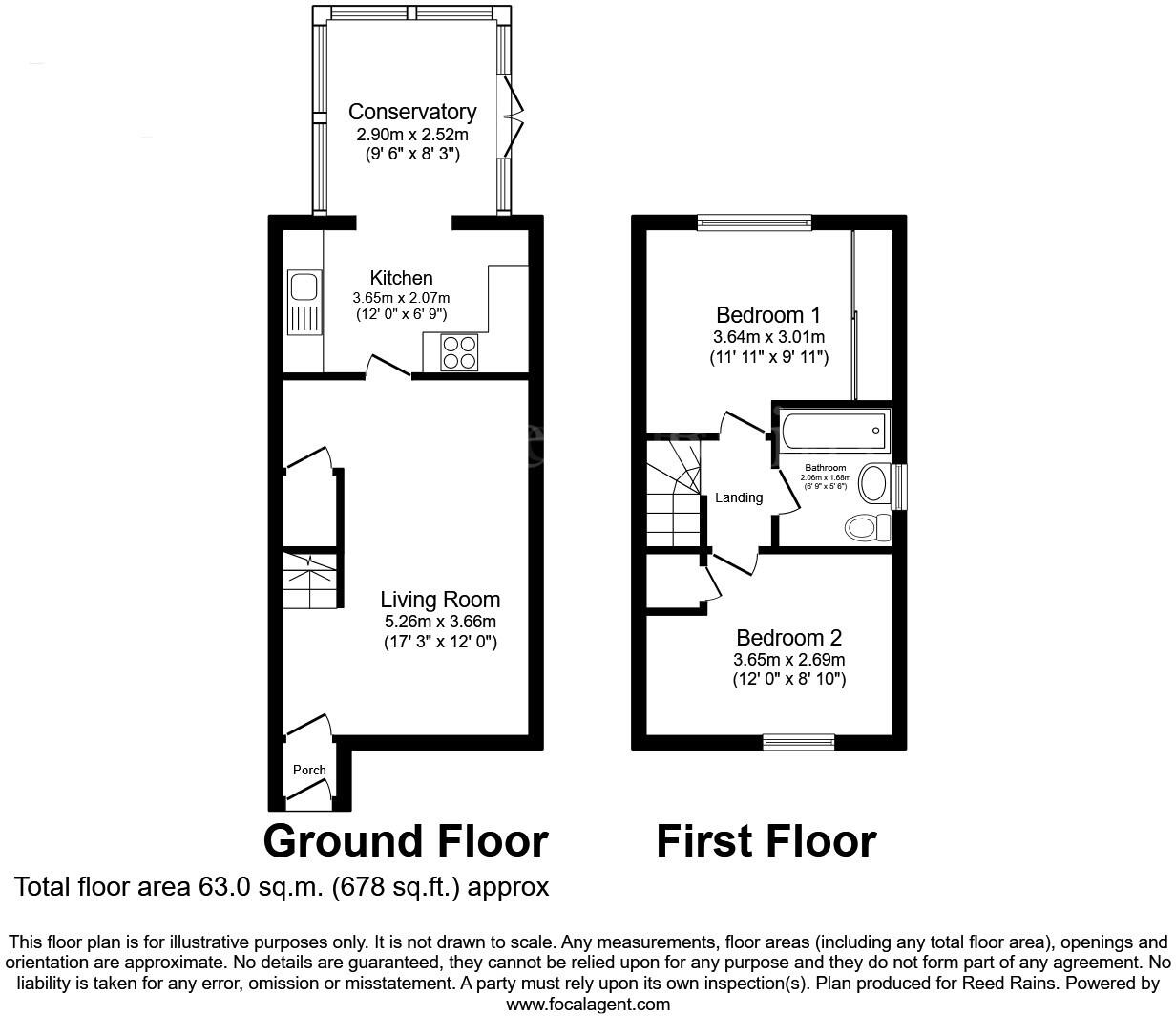Poynton Drive, Dinnington, Sheffield, South Yorkshire, S25 floorplan
