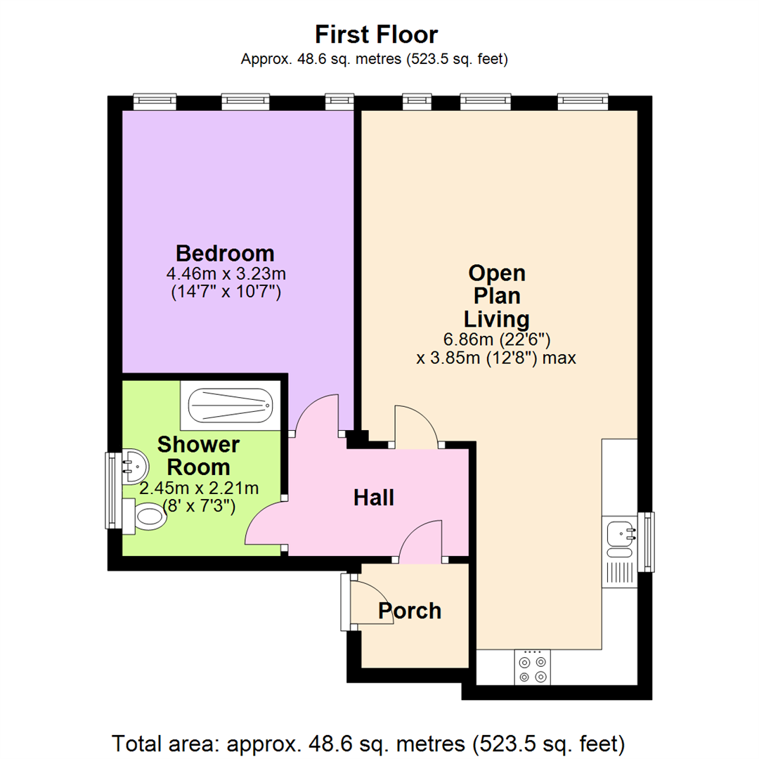 Elmhurst Court, St. Albans Road, Arnold, Nottingham floorplan