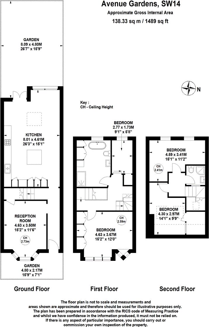 Avenue Gardens, SW14 floorplan
