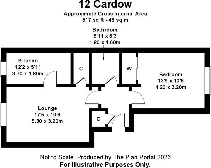 Cairndow Court, Glasgow, G44 floorplan