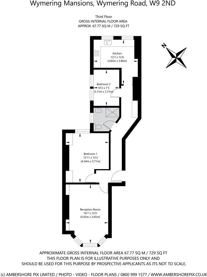 Wymering Mansions, Wymering Road, London, W9 floorplan