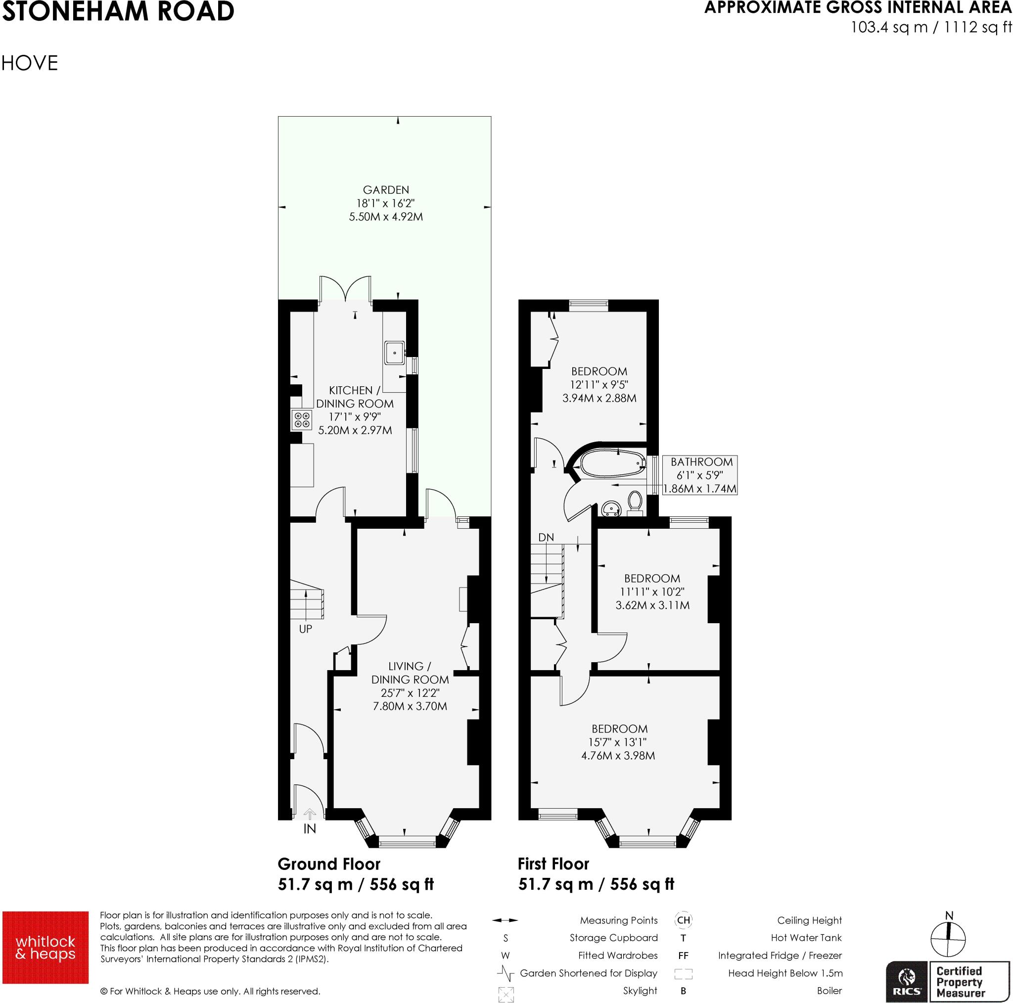 Stoneham Road, Hove floorplan