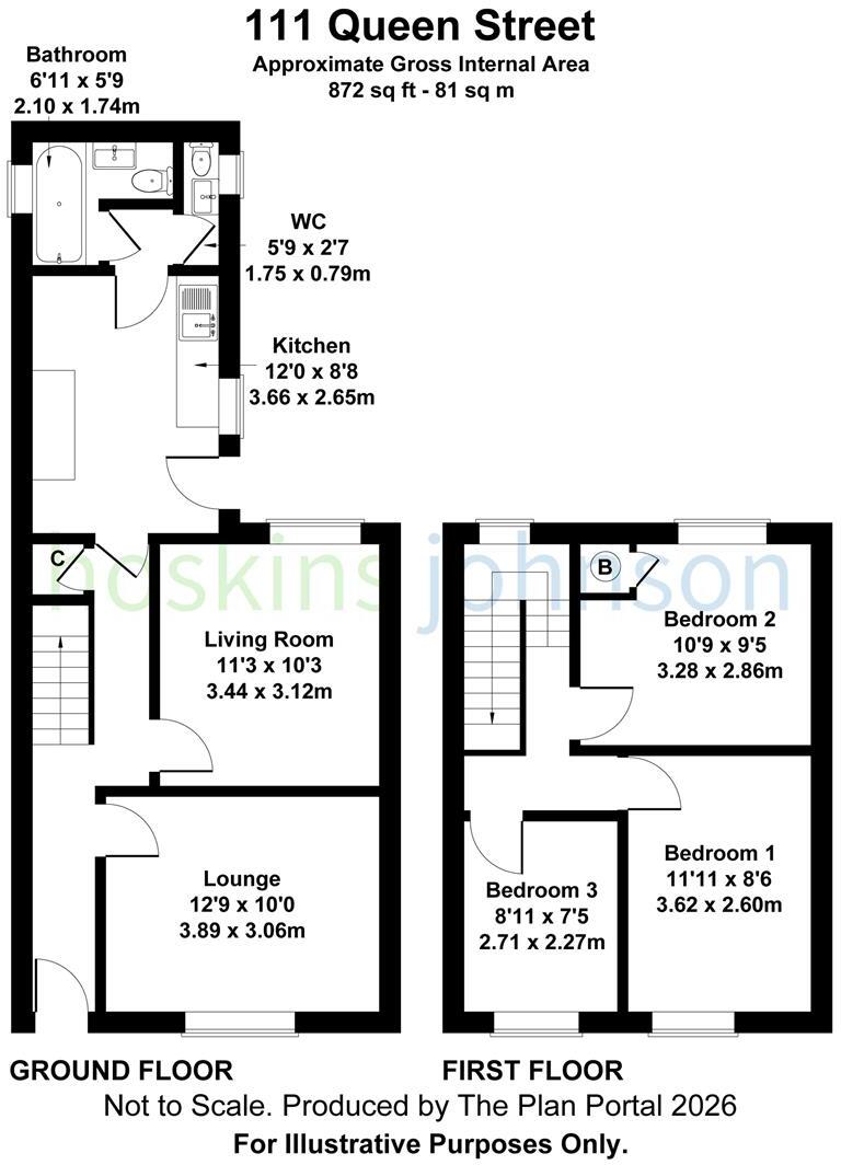 Queen Street, Pontypridd floorplan