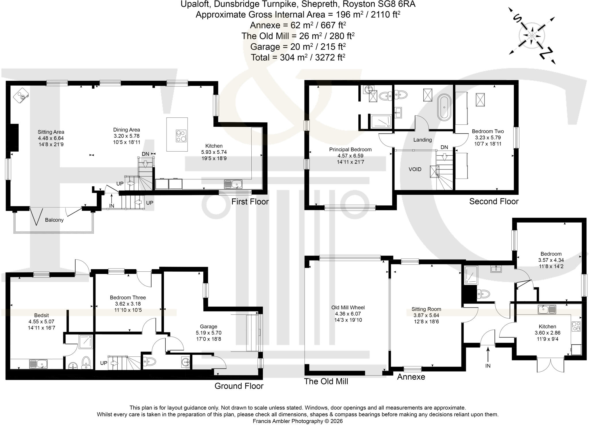 Dunsbridge Turnpike, Shepreth, Royston, Cambridgeshire, SG8 floorplan