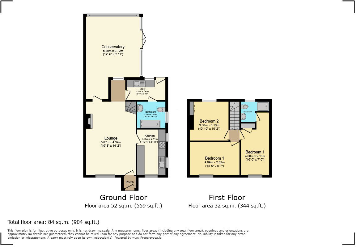 Leigh Road, Wimborne, BH21 2AD floorplan