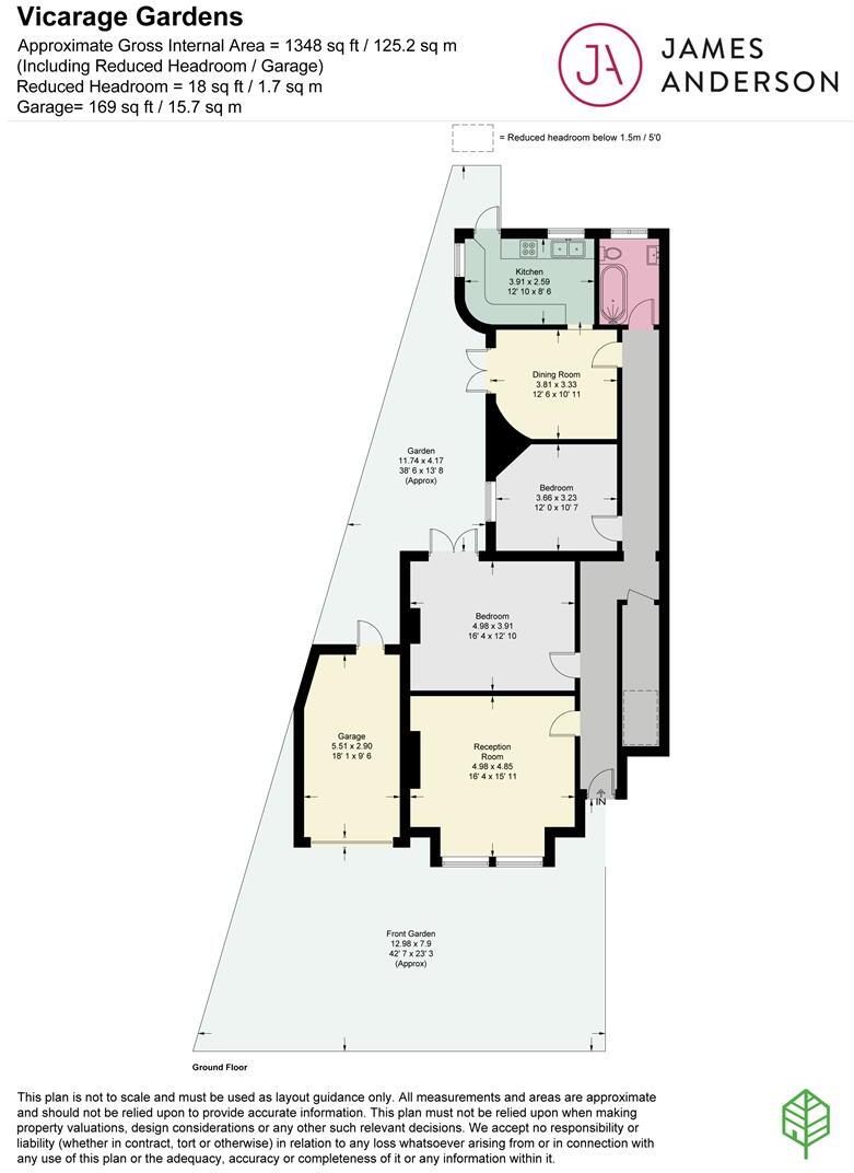 Vicarage Gardens, East Sheen, SW14 floorplan