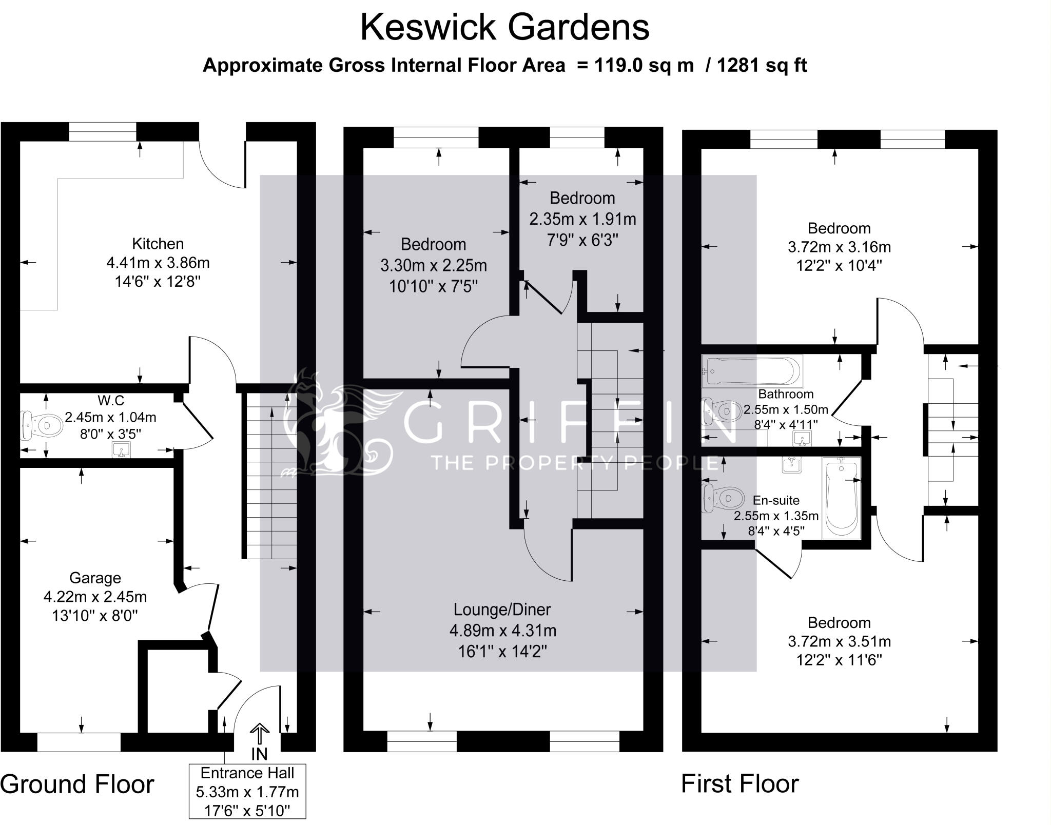 Keswick Gardens, Purfleet-On-Thames, RM19 floorplan