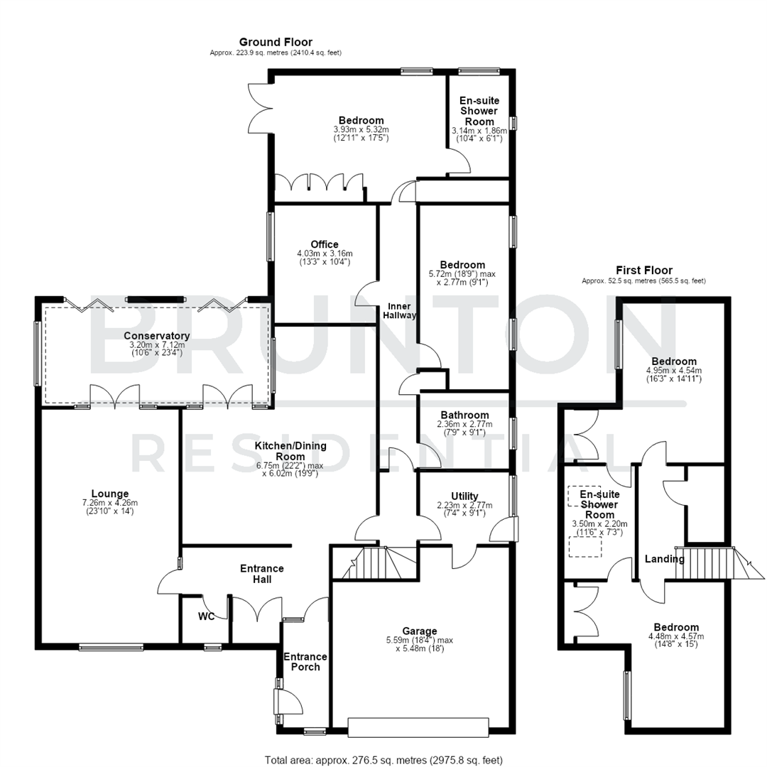 Ladyrigg, Ponteland, Newcastle Upon Tyne, NE20 floorplan