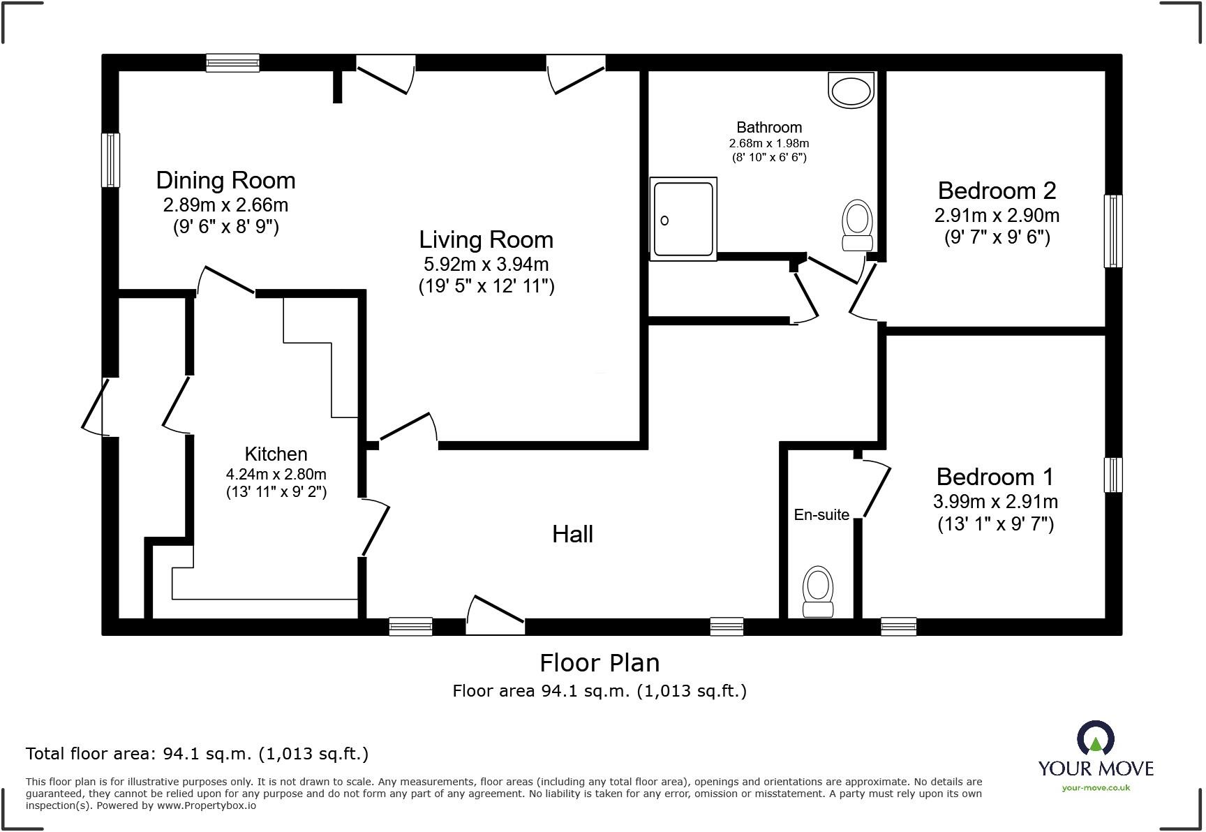 Headley Drive, Poplars Court, Bognor Regis, West Sussex, PO22 floorplan