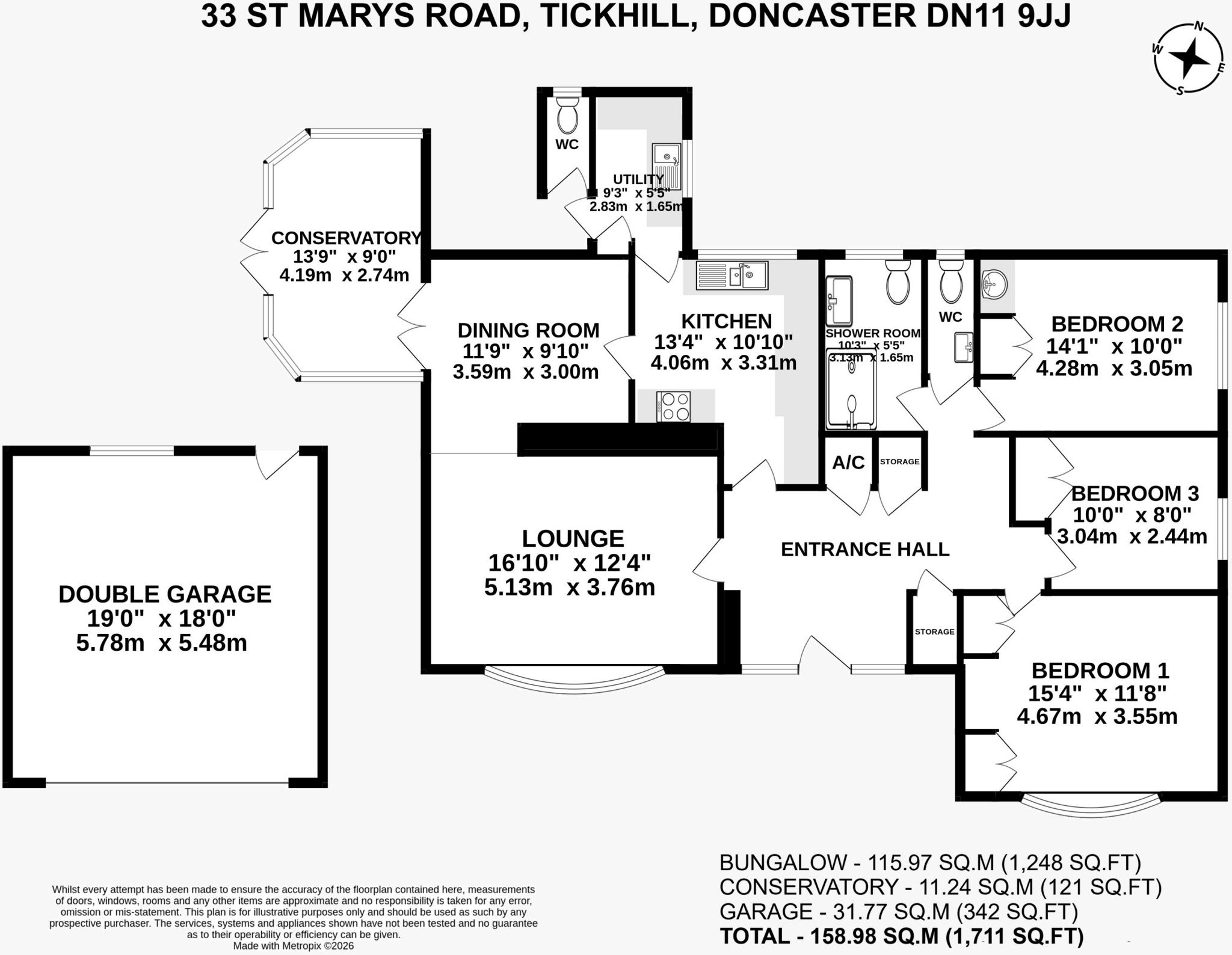 St. Marys Road, Tickhill, Doncaster floorplan