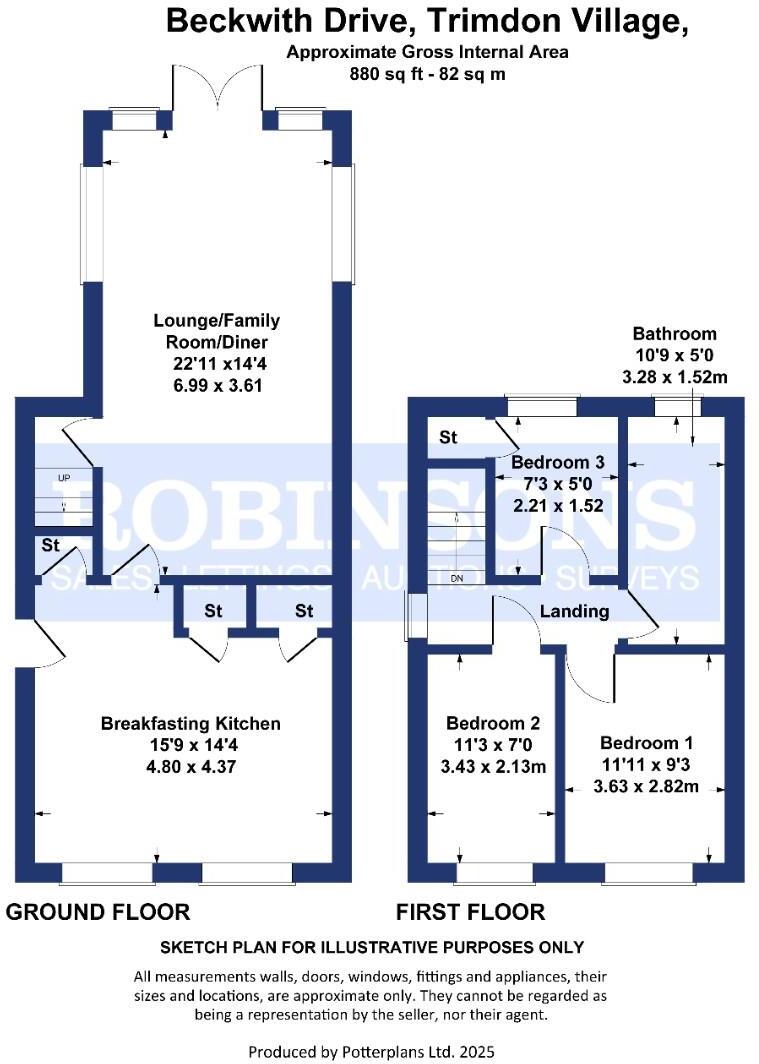 Beckwith Drive, Trimdon Village floorplan