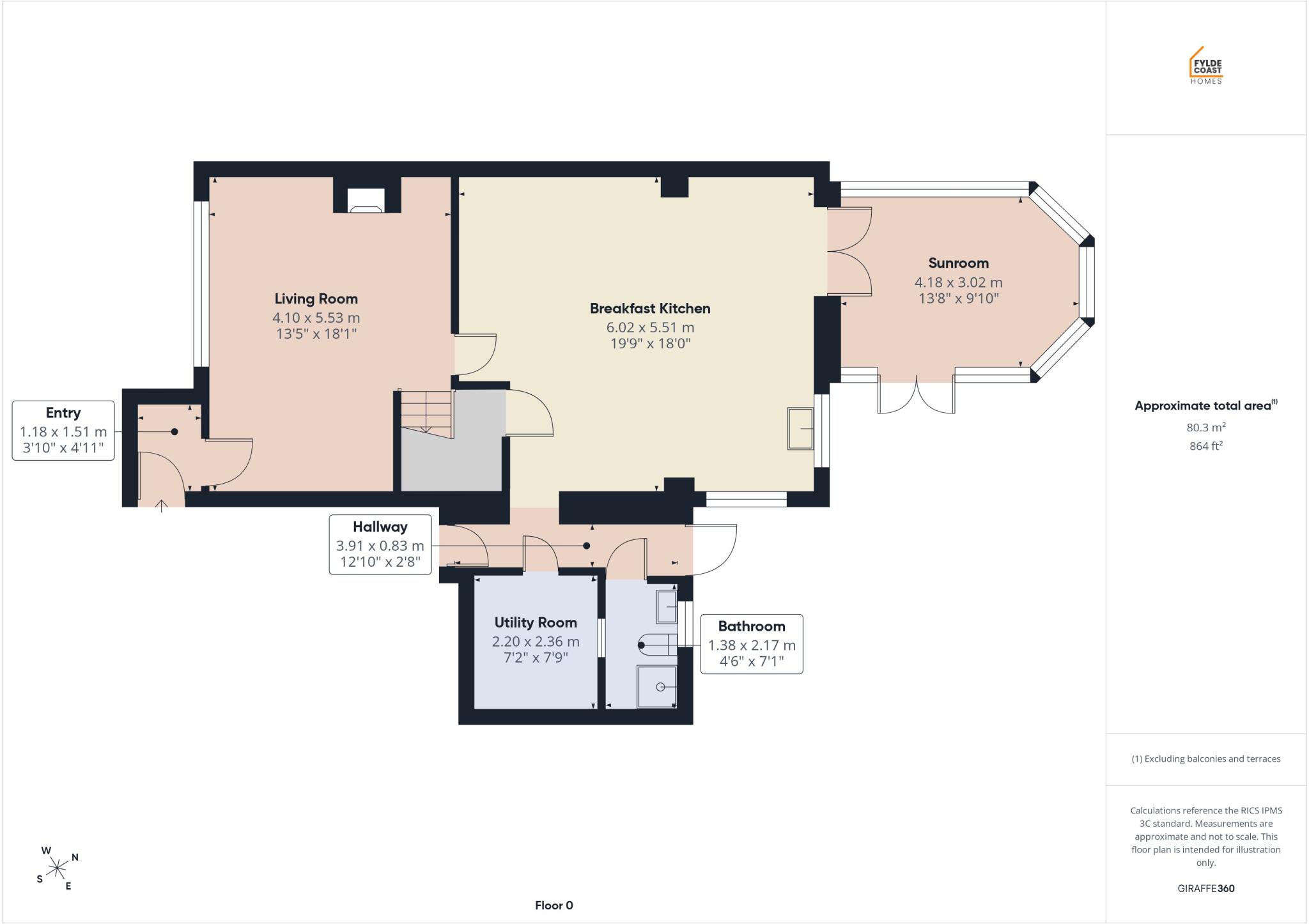 Oxford Road, Lytham St Annes floorplan