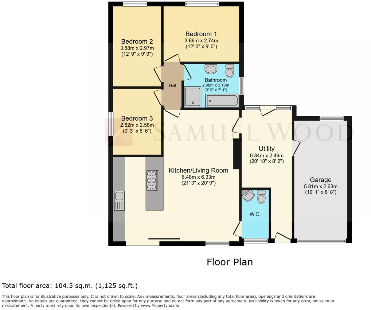 Bringewood Rise, Ludlow floorplan
