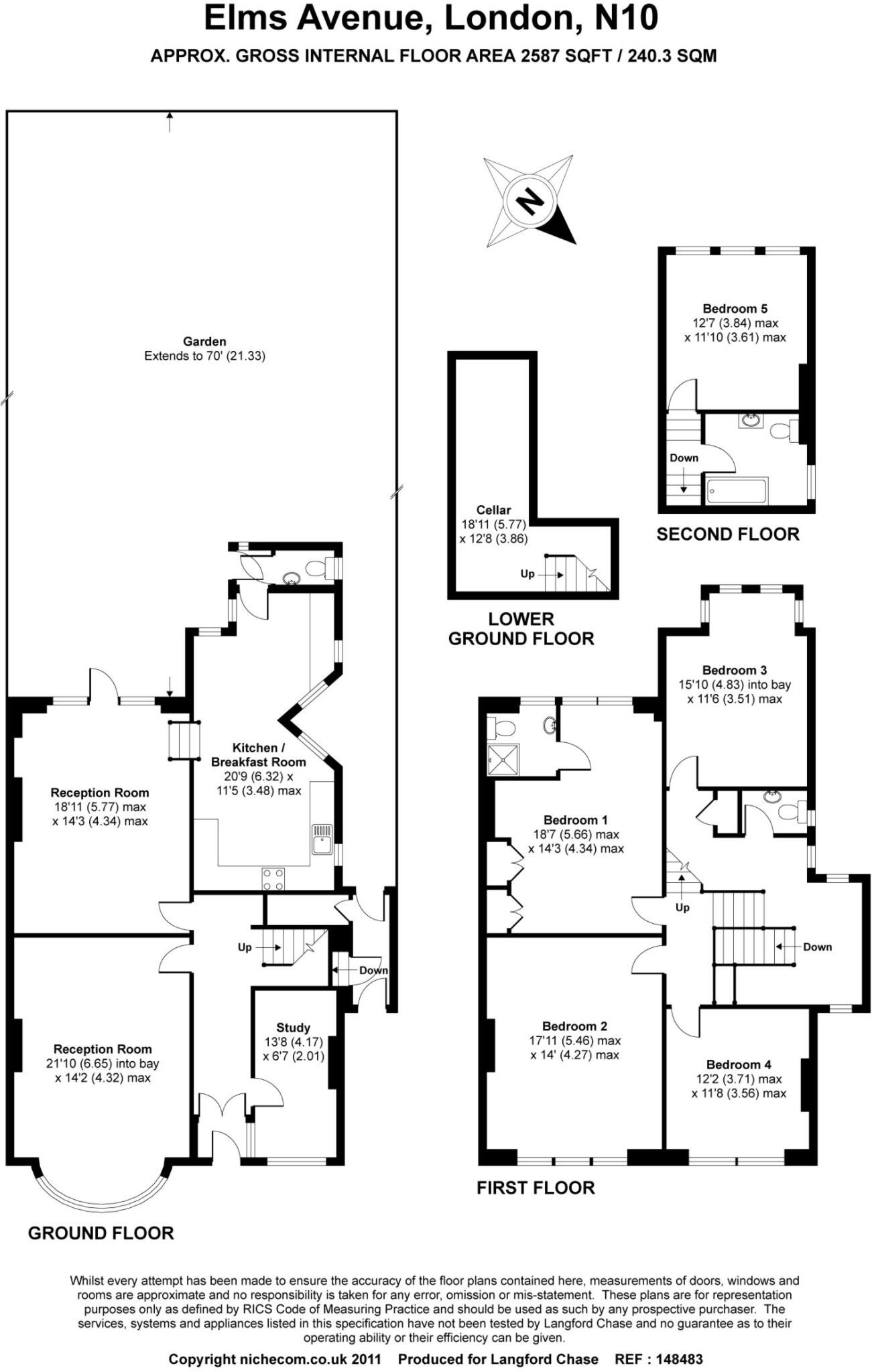 Elms Avenue, Muswell Hill, N10 floorplan