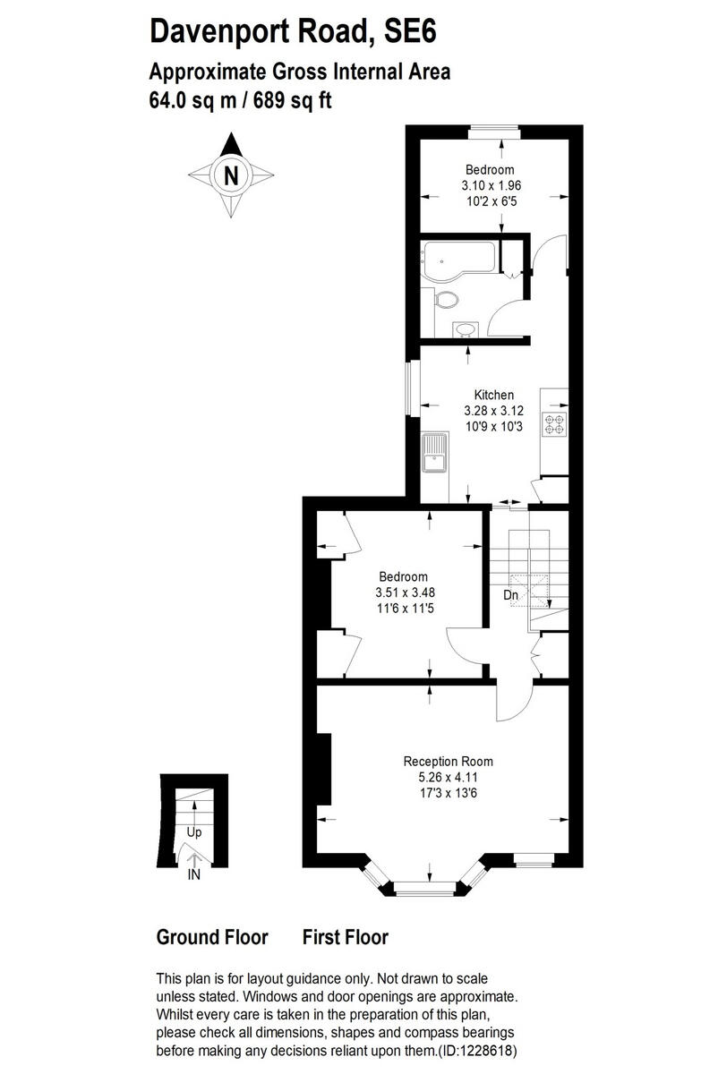 Davenport Road, London, SE6 2 floorplan