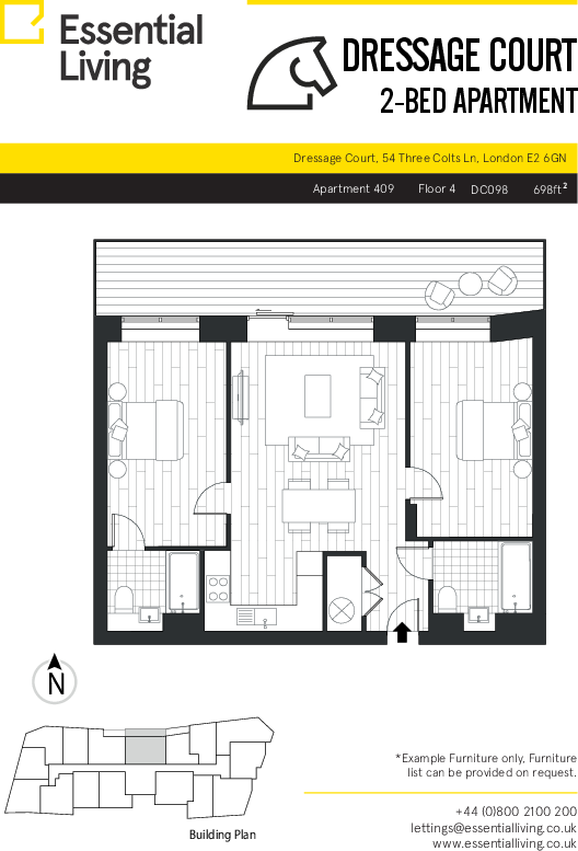 Dressage Court, Three Colts Lane, Tower Hamlets, London floorplan