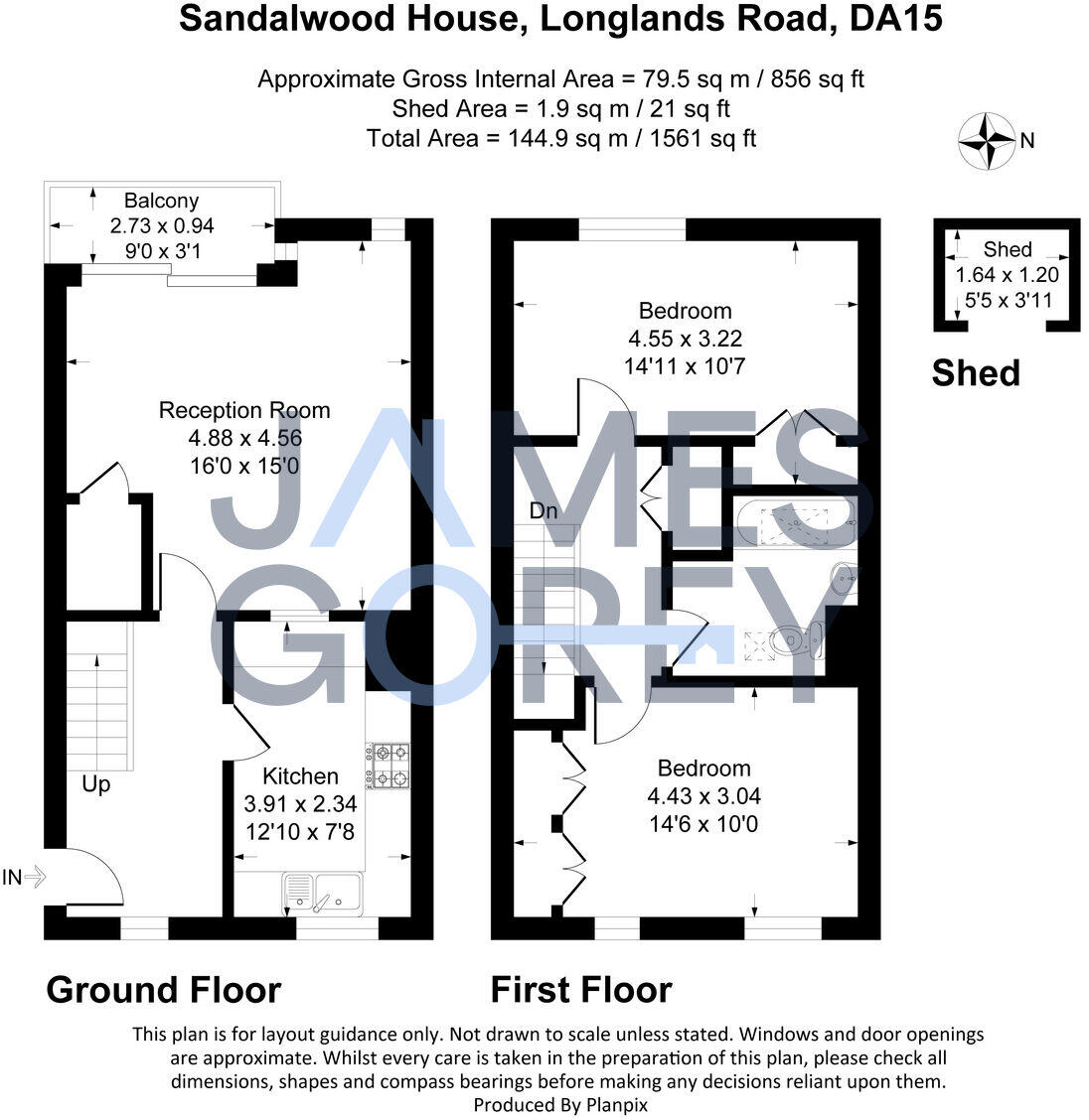 Longlands Road, Sidcup, DA15 7NB floorplan