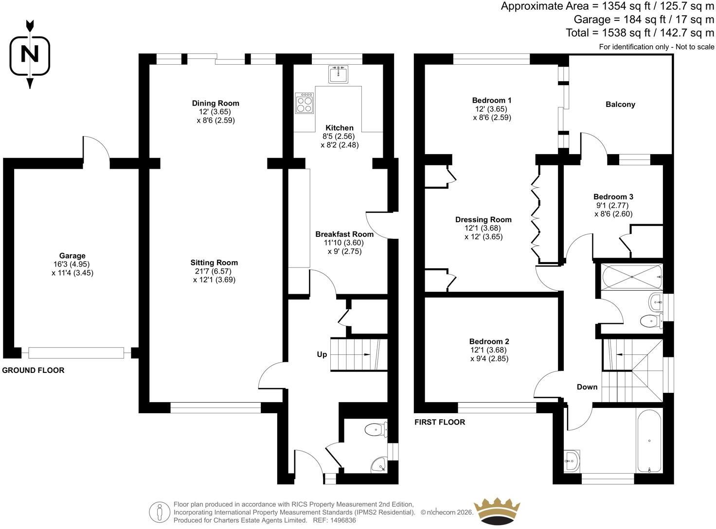 Mersey Road, Durrington, Worthing, West Sussex, BN13 floorplan