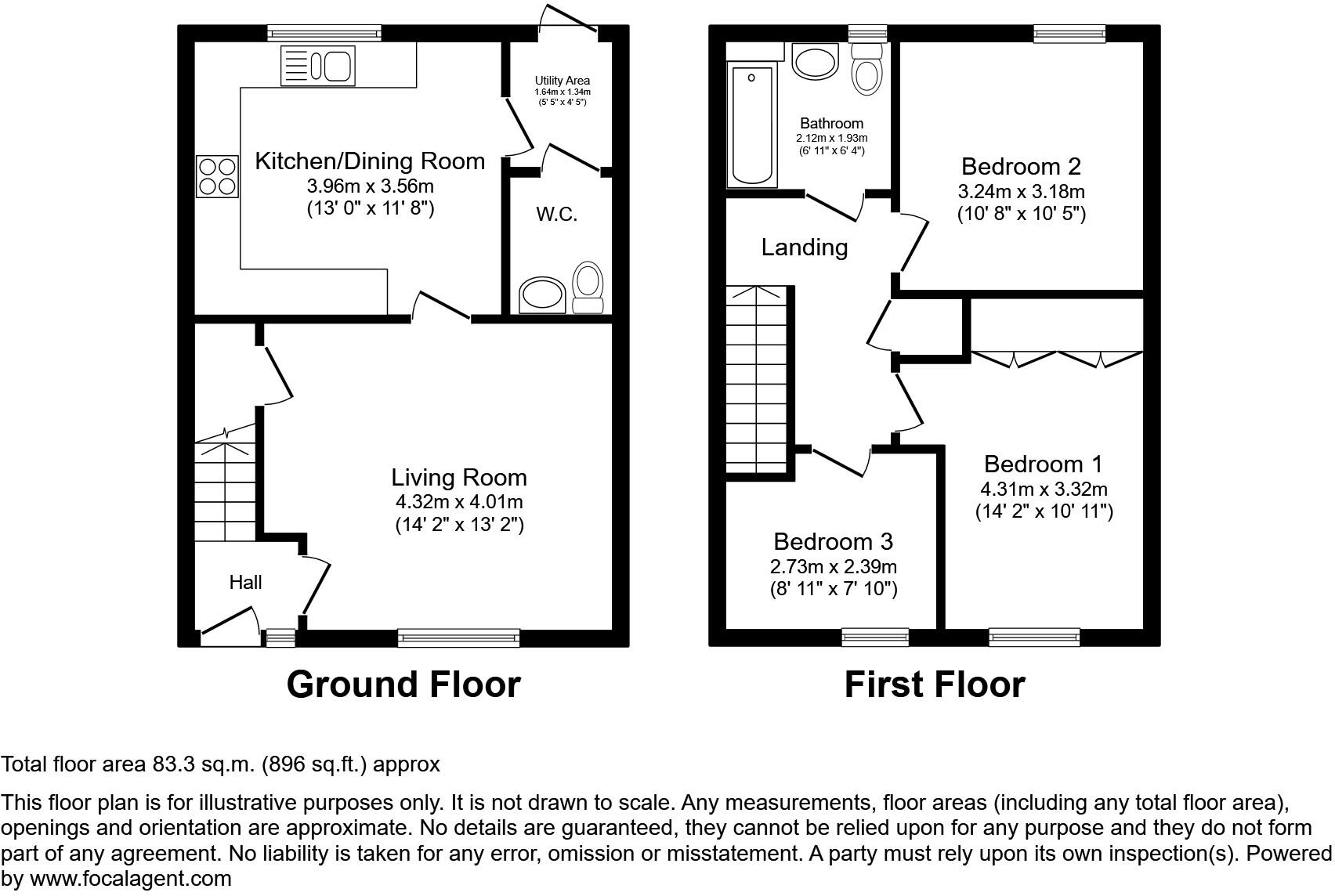 Leonard Close, Hampshire, PO7 floorplan