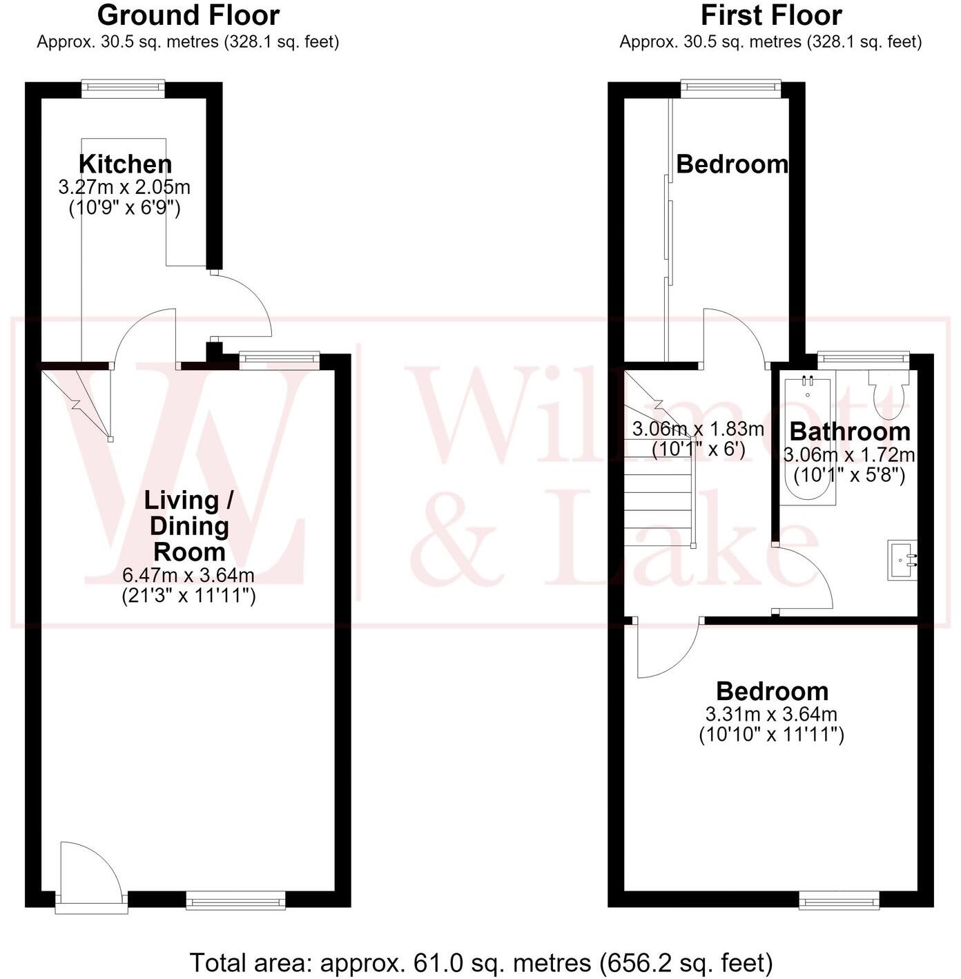 Jervis Road, Bishop's Stortford, CM23 floorplan
