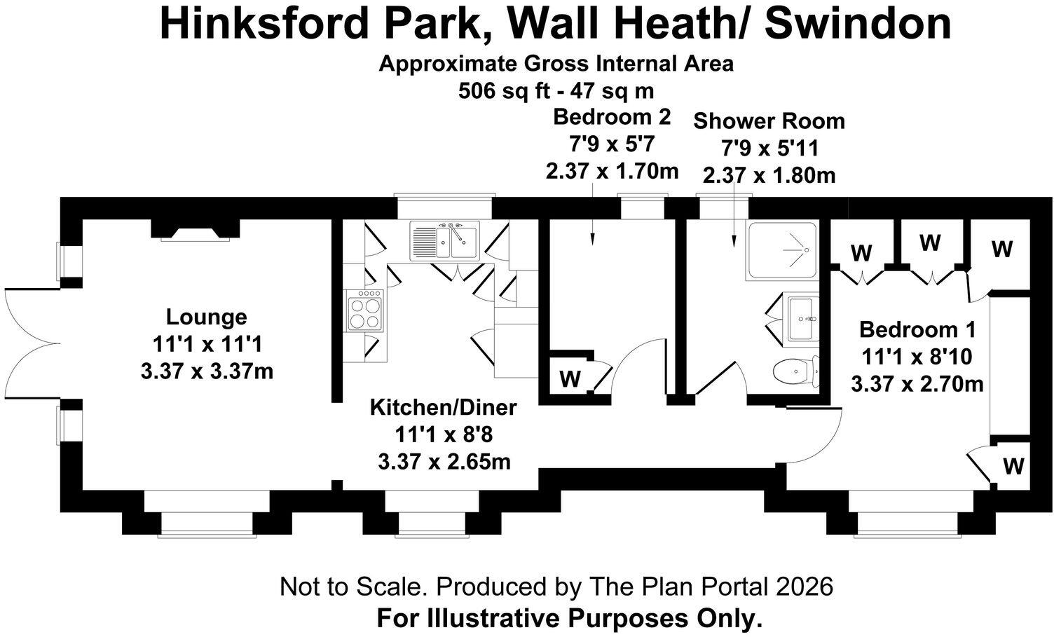 SWINDON/ WALL HEATH, Hinksford Park floorplan