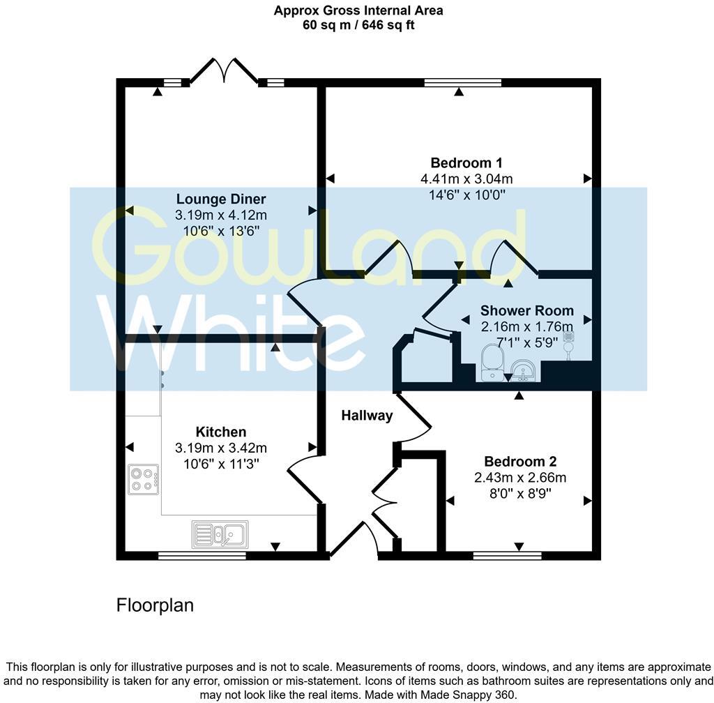 Quarry Road, Eaglescliffe, TS16 9BD floorplan