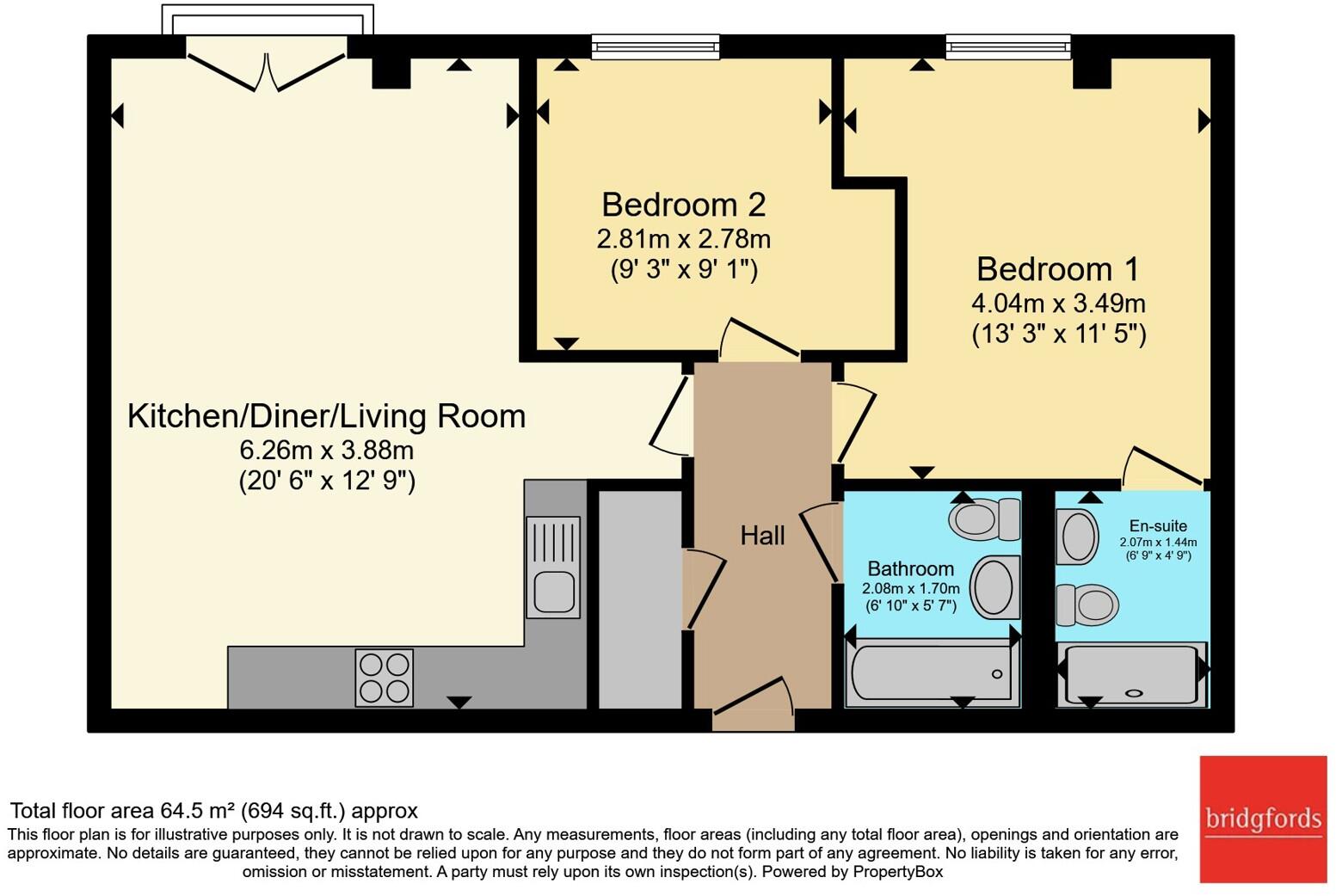 705 Block B, Ordsall Lane, SALFORD, M5 floorplan
