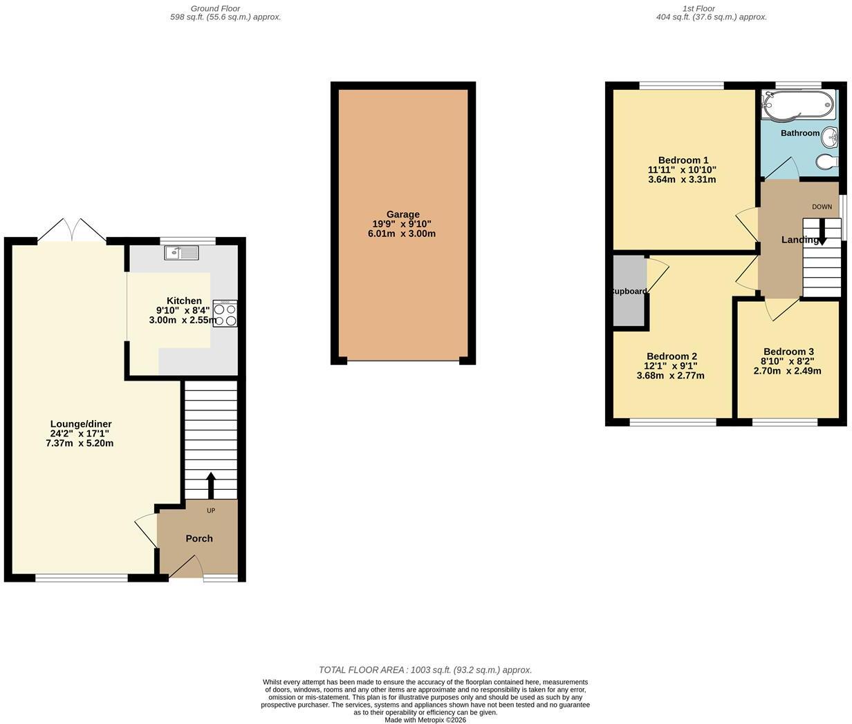 Courtlands, Keynsham floorplan
