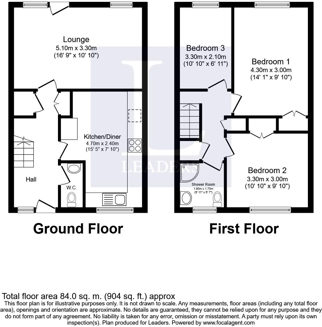 Kennedy Square, Leamington Spa, CV32 floorplan