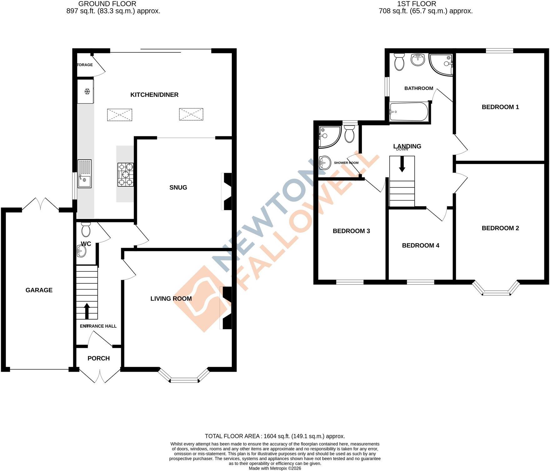 West Road, Bourne, PE10 floorplan