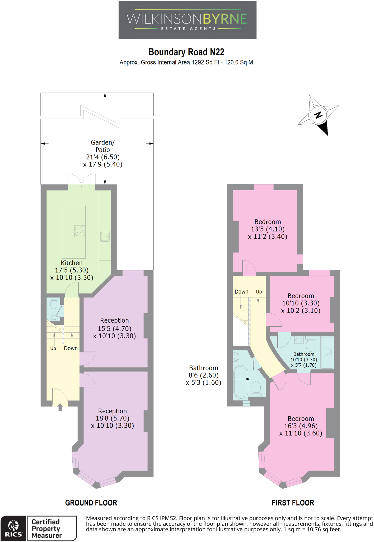 Boundary Road, London floorplan