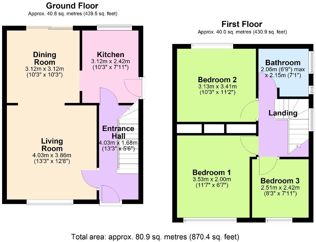 Peverel Road, Cambridge, CB5 floorplan