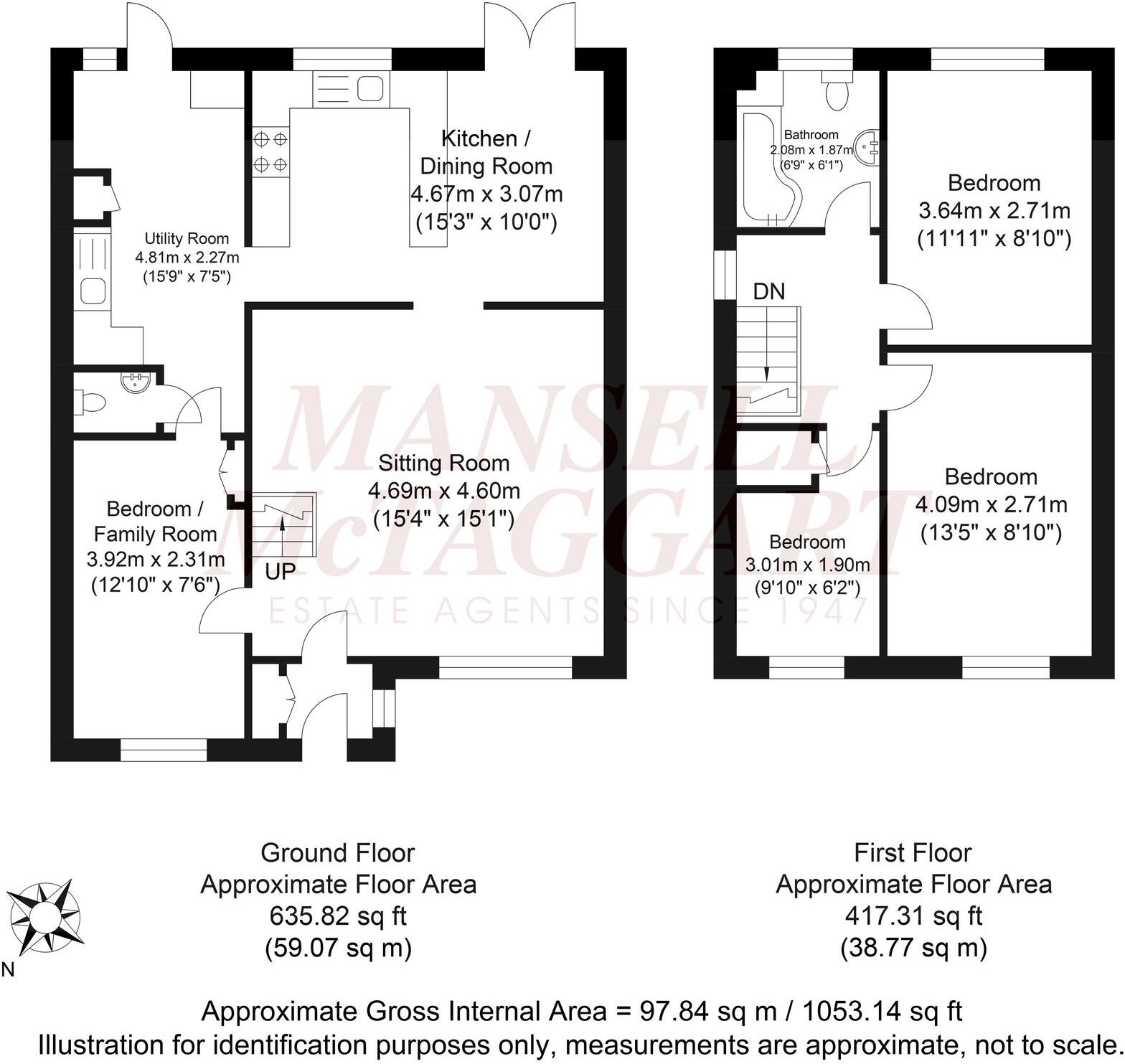 Rook Way, Horsham, RH12 floorplan