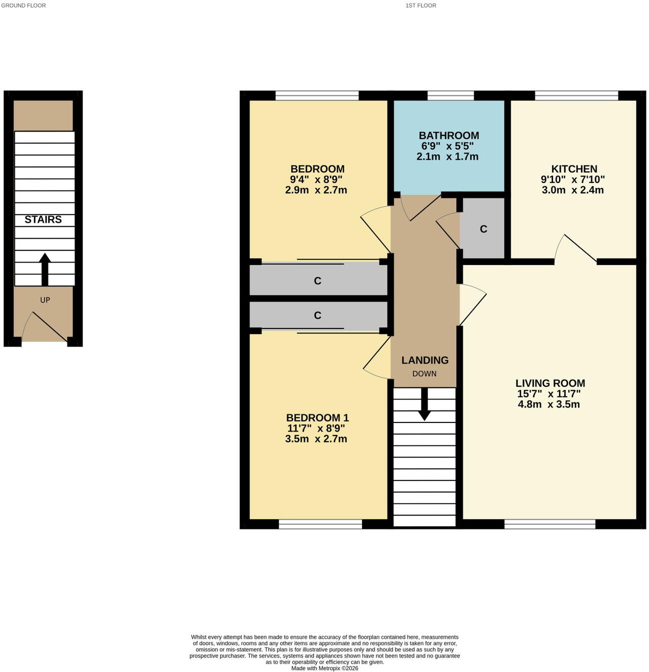 6 Carse View, Bo'ness, EH51 0PF floorplan