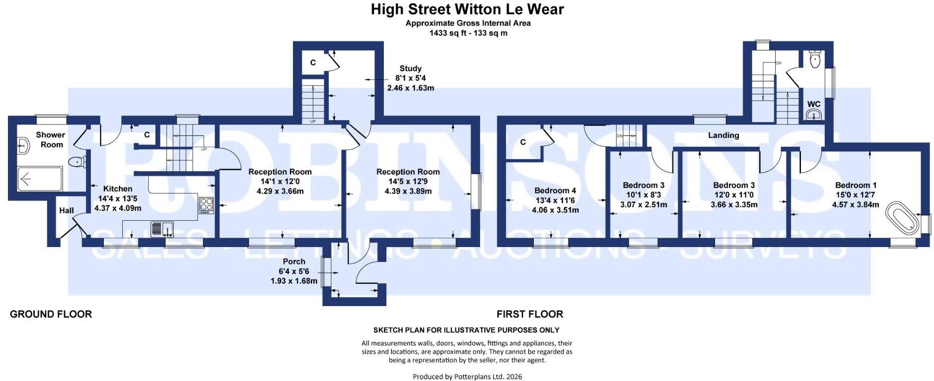 High Street, Witton Le Wear, Bishop Auckland floorplan