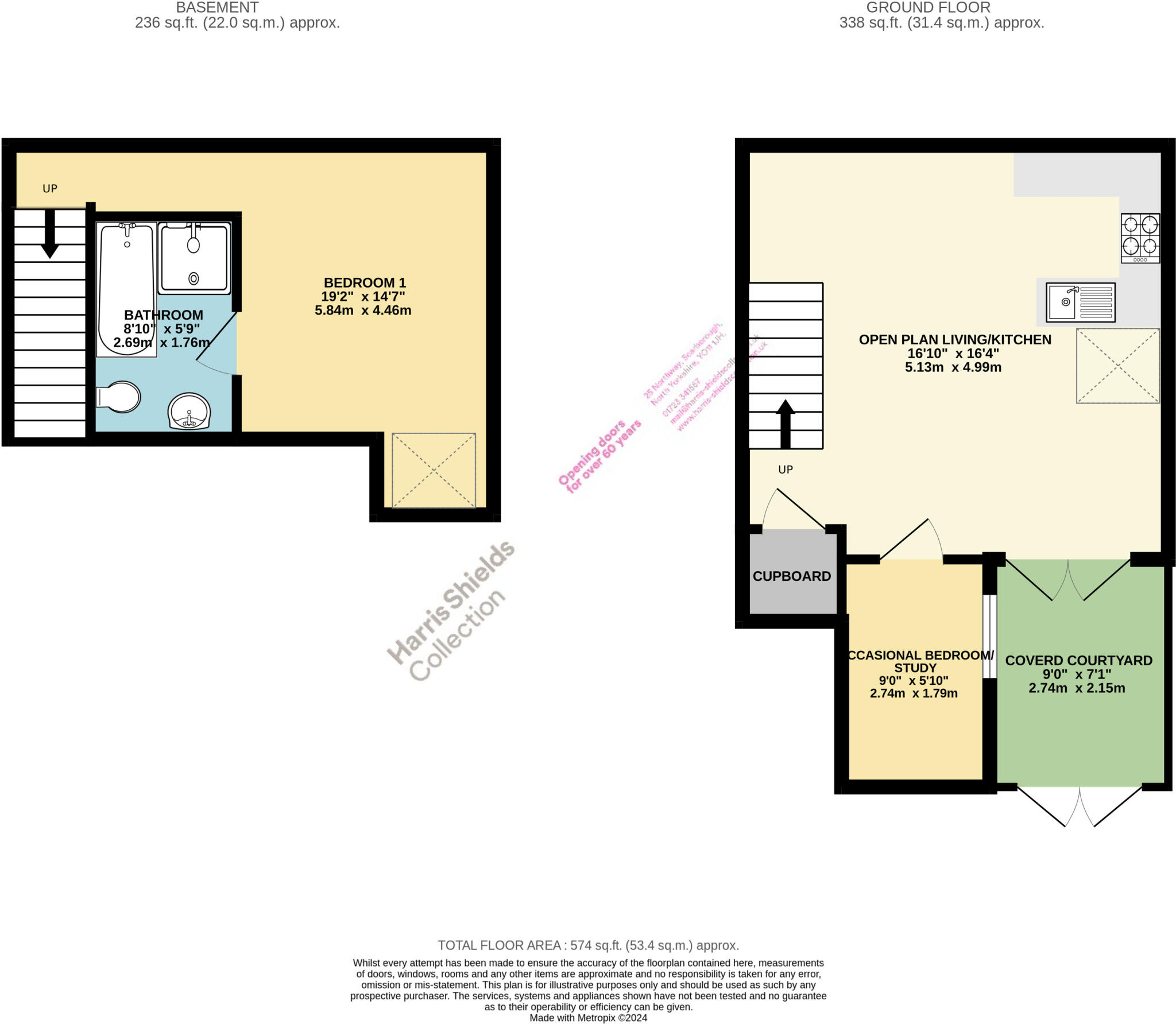South Street, Scarborough, North Yorkshire, YO11 floorplan