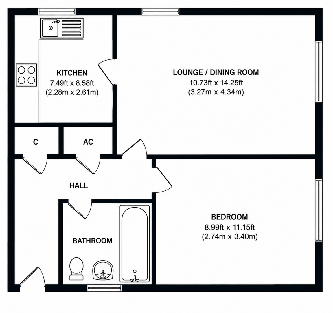 Priory Court, Taunton floorplan