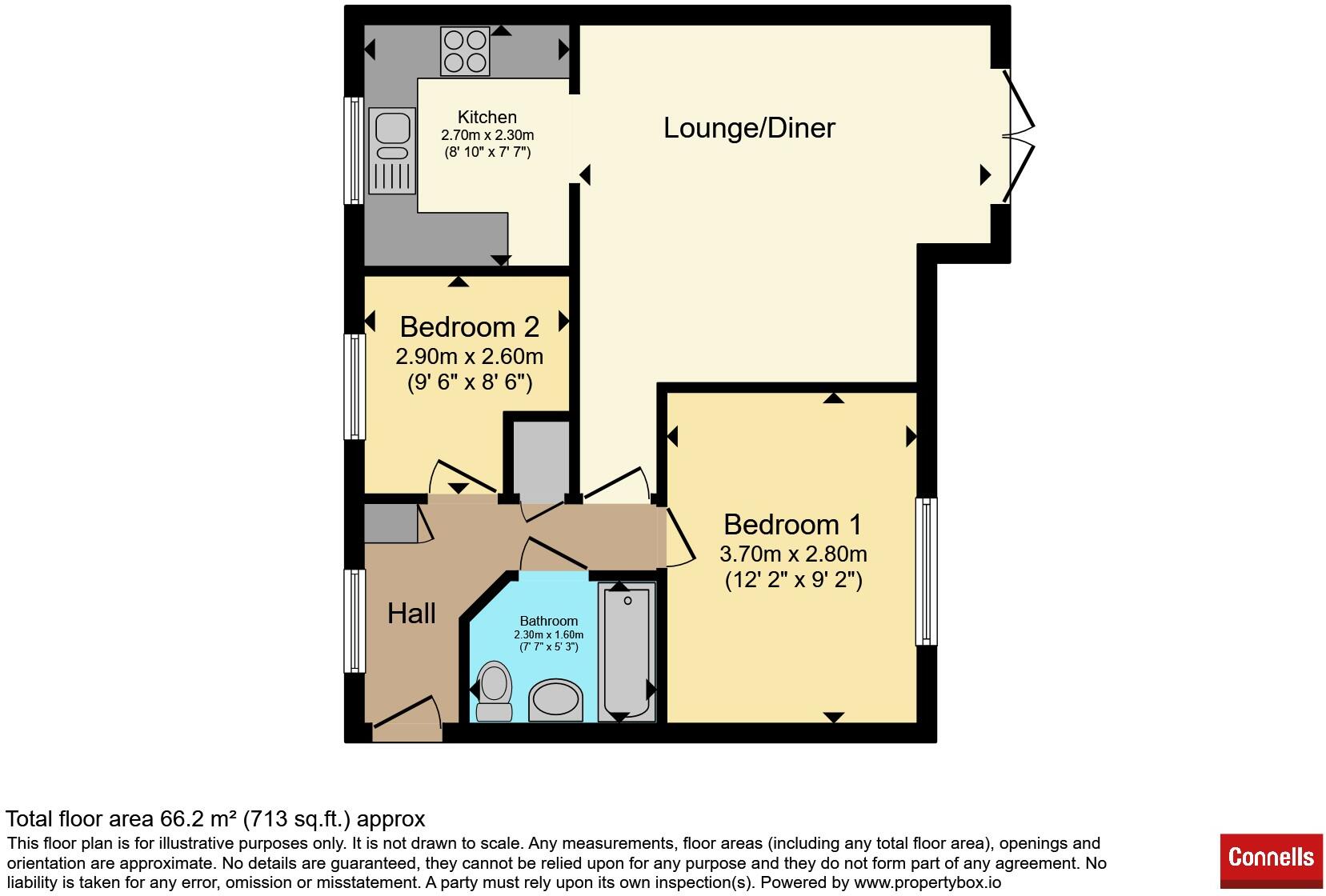 Tame Crossing, Wednesbury floorplan